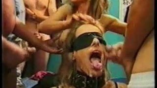 American Bukkake Record – 122 cumshots