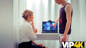 TUTOR4K. Teacher doesnt want nude video to be published and agrees for sex