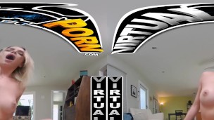 VIRTUALPORN – She Is Nervous And Needs To Find A Way To Relax, So You Offer Her Your Cock #VR