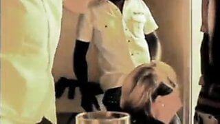 French wife enslaved by black cocks while hubby watches