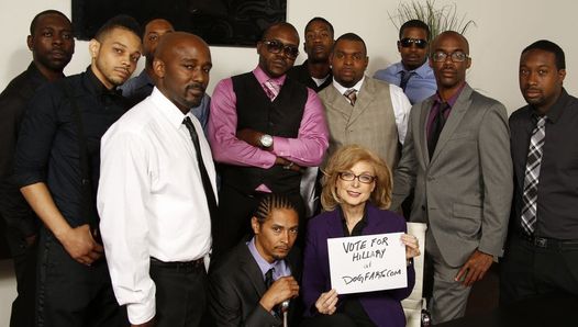 Nina Hartley Interracial Gangbang