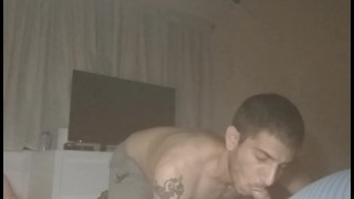 Sucking my Stepdad Dick While he is