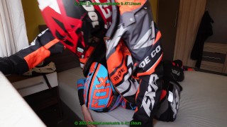 Trampling on me Boyfriend in Snow Gear and give him Blowjobs